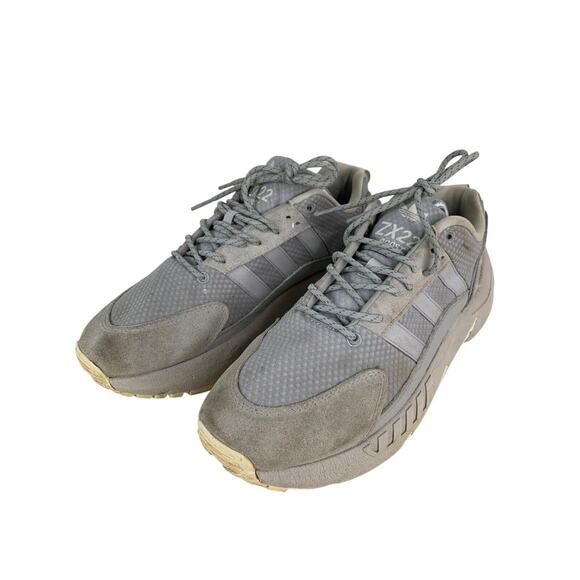 Adidas ZX22 Boost Mens Sneakers Size 11 Gray Mesh & Suede Athletic Shoes - Picture 1 of 10
